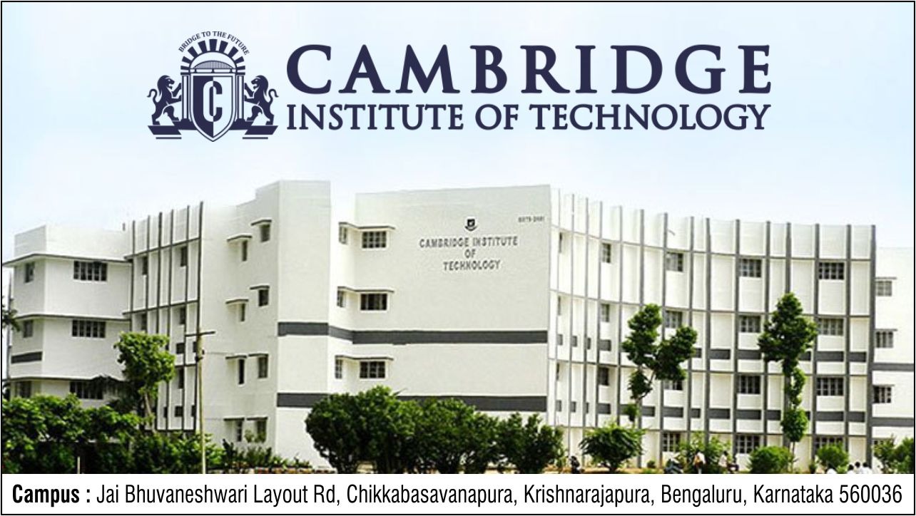 Out Side View of Cambridge Group of Institutions - CIT Bengaluru